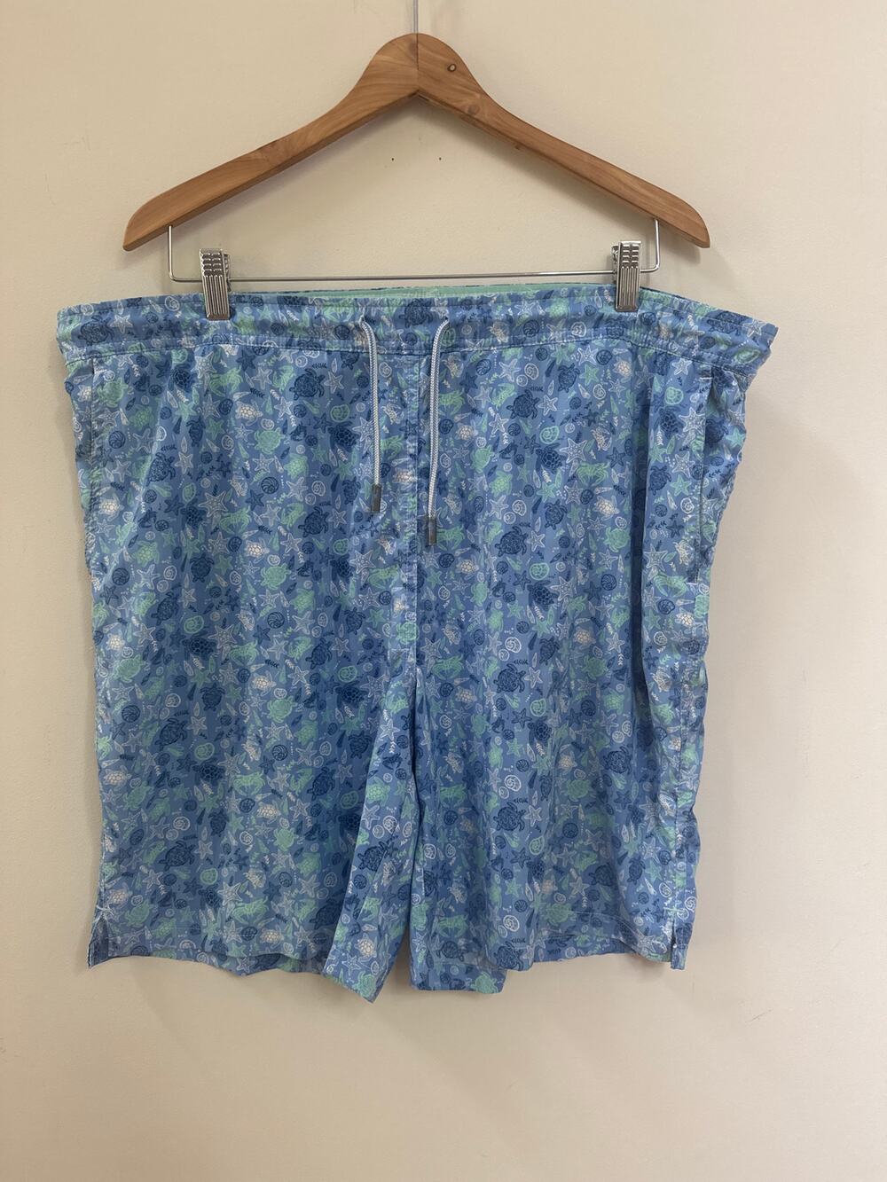 Peter Millar Swim Trunks Men Size L Seaside Collection Starfish Print No Lining